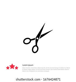 Scissor Isolated Icon / Vector / Sign / Symbol
