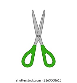 Scissor isolated on white background. Vector illustration