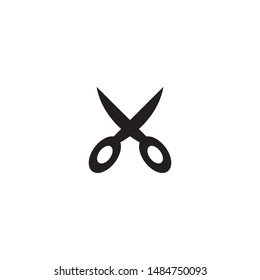 Scissor logo design vector template