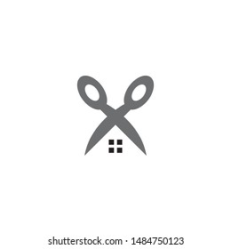 Scissor logo design vector template