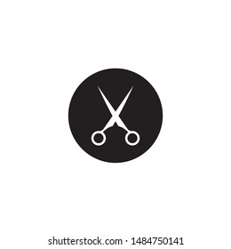 Scissor logo design vector template