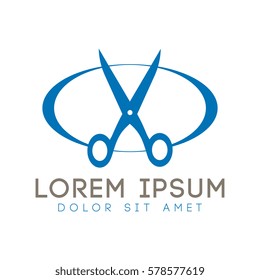 Scissor logo logotype