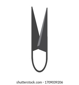 scissor logo stock illustration design