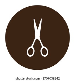 scissor logo stock illustration design