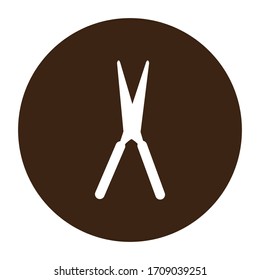 scissor logo stock illustration design