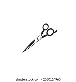 Scissor logo template  vector icon illustration design 