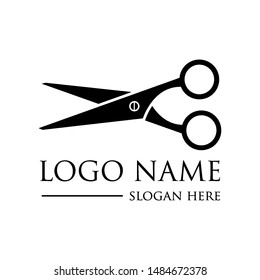 scissor logo vector design template