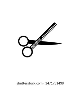 Scissor Logo.Barber Logo.Barbershop Logo Vector Illustration