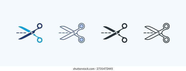 Scissor Multiple Style Icon Collection