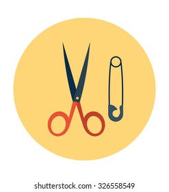 Scissor and Safety Pin