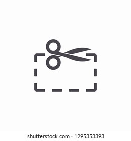 Scissor , Screen Shoot icon vector