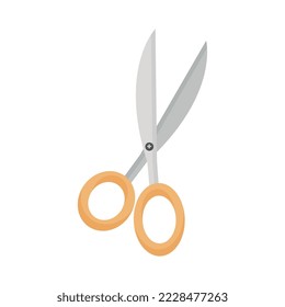 scissor sewing tool isolated icon