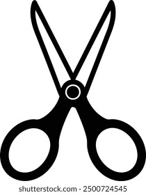 scissor silhouette vector illustration eps