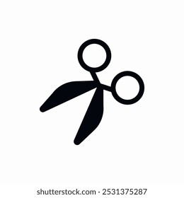 scissor tool icon sign vector