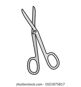 scissor tool isolated icon