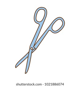 scissor tool isolated icon