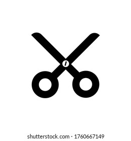 ilustración de plantilla de diseño de vector de scissor