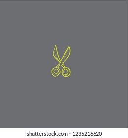 Scissor vector icon