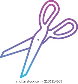 Scissor vector icon. Can be used for printing, mobile and web applications.