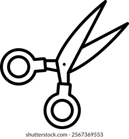 Scissor vector icon. Can be used for printing, mobile and web applications.