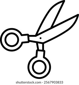 Scissor vector icon. Can be used for printing, mobile and web applications.