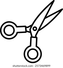 Scissor vector icon. Can be used for printing, mobile and web applications.