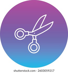 Scissor vector icon. Can be used for printing, mobile and web applications.