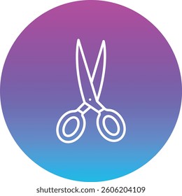 Scissor vector icon. Can be used for printing, mobile and web applications.