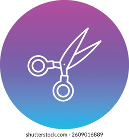 Scissor vector icon. Can be used for printing, mobile and web applications.