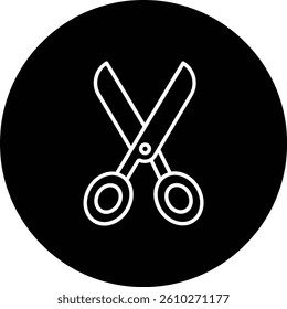 Scissor vector icon. Can be used for printing, mobile and web applications.