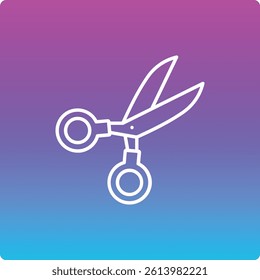 Scissor vector icon. Can be used for printing, mobile and web applications.