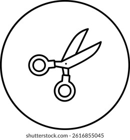 Scissor vector icon. Can be used for printing, mobile and web applications.
