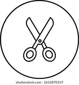 Scissor vector icon. Can be used for printing, mobile and web applications.