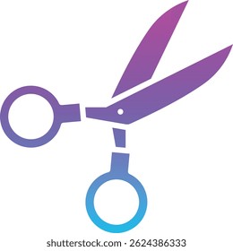Icono de Vector de tijera. Se puede utilizar para aplicaciones de impresión, móviles y de Web.