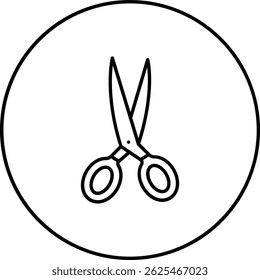 Scissor vector icon. Can be used for printing, mobile and web applications.