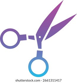 Icono de Vector de tijera. Se puede utilizar para aplicaciones de impresión, móviles y de Web.