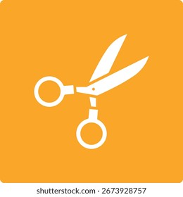 Icono de Vector de tijera. Se puede utilizar para aplicaciones de impresión, móviles y de Web.