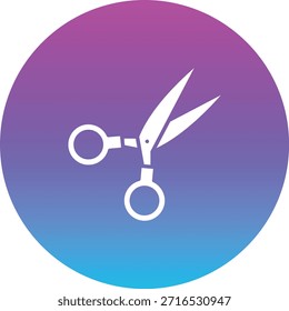 Icono de Vector de tijera. Se puede utilizar para aplicaciones de impresión, móviles y de Web.