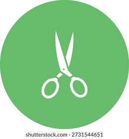 Icono de Vector de tijera. Se puede utilizar para aplicaciones de impresión, móviles y de Web.