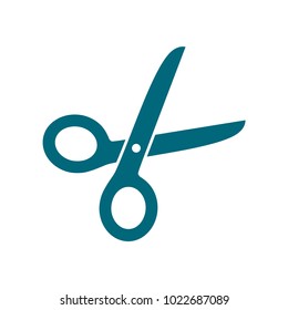scissor vector icon, haircut, hairdressing