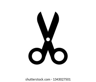 scissor vector icon template