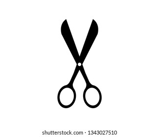 scissor vector icon template