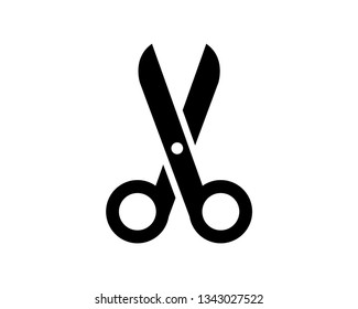 scissor vector icon template