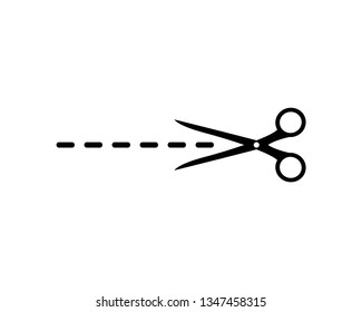 scissor vector icon template