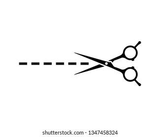 scissor vector icon template