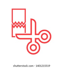 scissor vector icon template - Vector