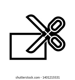 scissor vector icon template - Vector