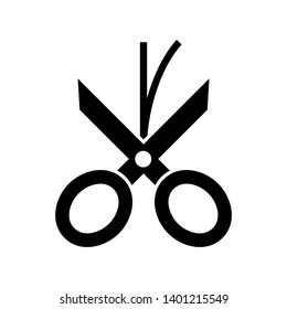 scissor vector icon template - Vector