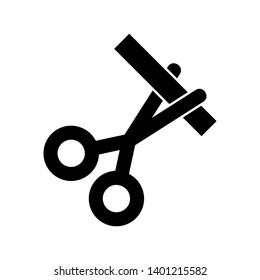 scissor vector icon template - Vector