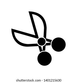 scissor vector icon template - Vector